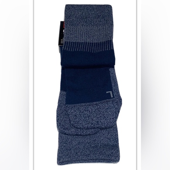 Under Armour UA Training Cushion Crew Socks 1 Pair Men’s 12-16 Blue Gray w/ Logo - Picture 6 of 11